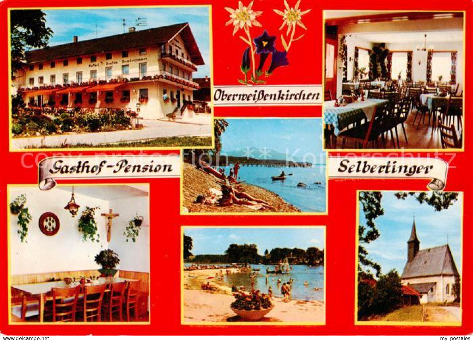 73859248 Oberweissenkirchen Gasthaus Pension Selbertinger Gastraeume Strand Kirc - Sonstige & Ohne Zuordnung