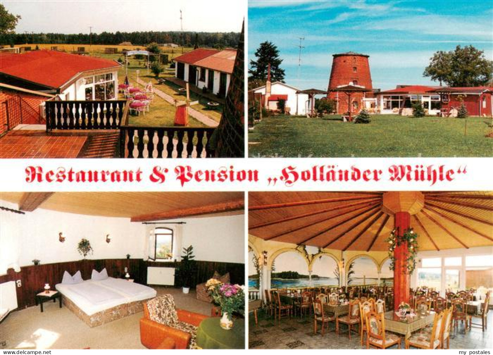 73859240 Rheinsberg Restaurant Pension Hollaender Muehle Muehlenzimmer Muehlenre - Zechlinerhütte