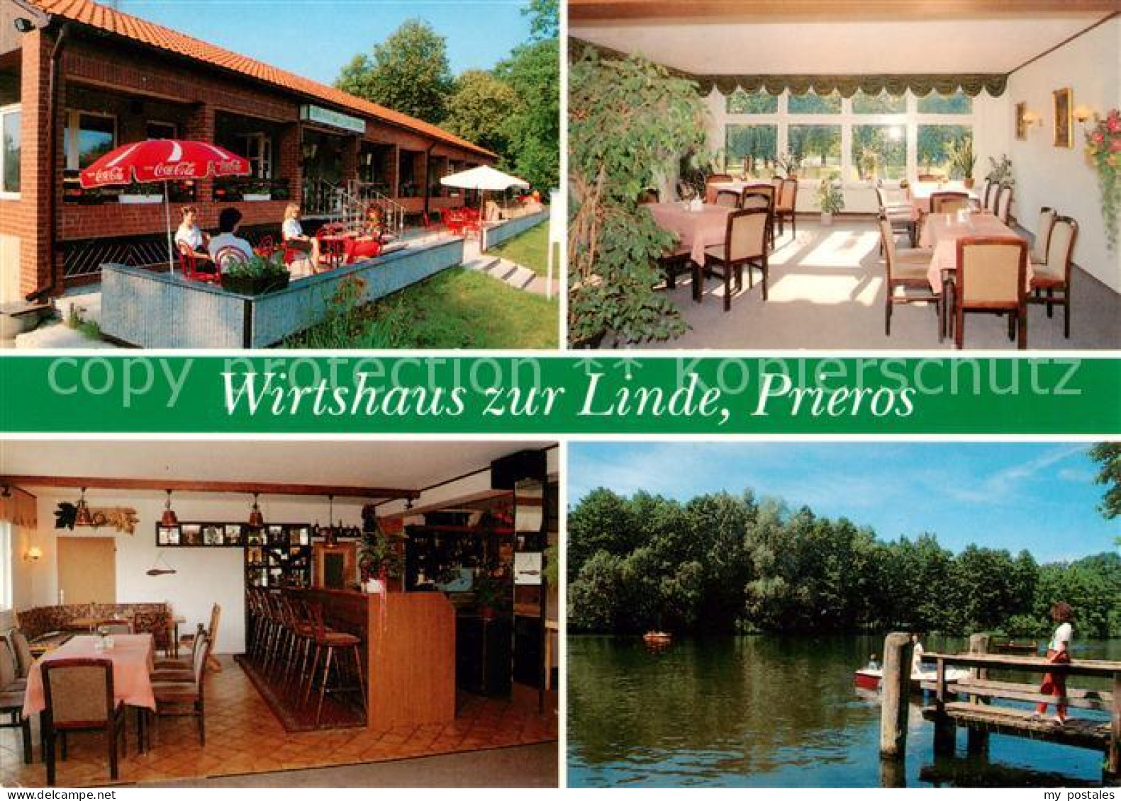 73859205 Prieros Wirtshaus Zur Linde Terrasse Gastraum Bar Bootssteg Prieros - Altri & Non Classificati