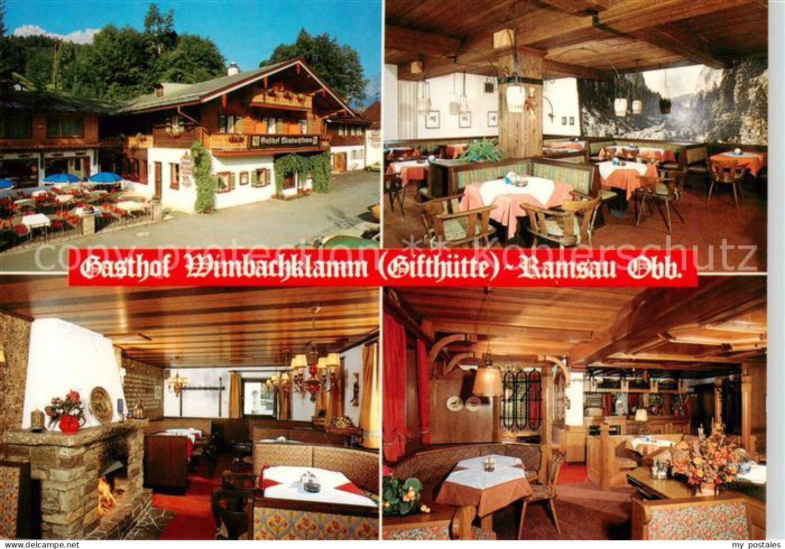 73859173 Ramsau  Berchtesgaden Gasthof Wimbachklamm Gastraeume Kaminzimmer  - Berchtesgaden