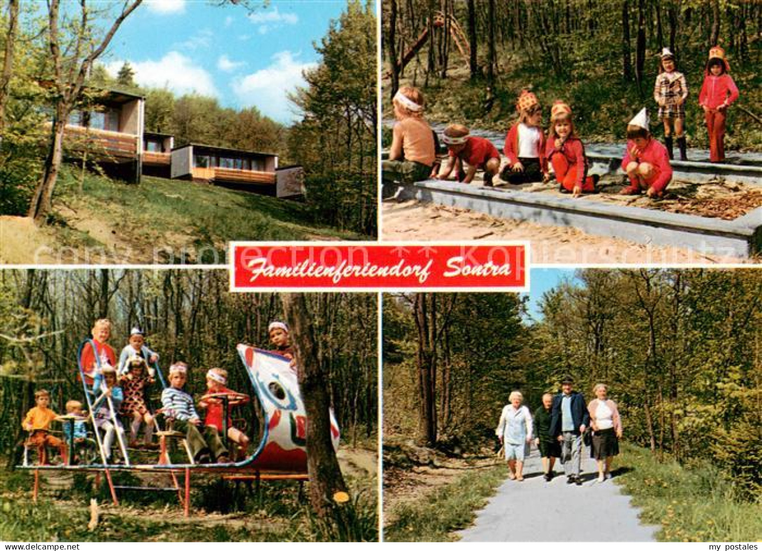 73859163 Sontra Familienferiendor Sontra Kinderspielplatz Waldweg Sontra - Sontra