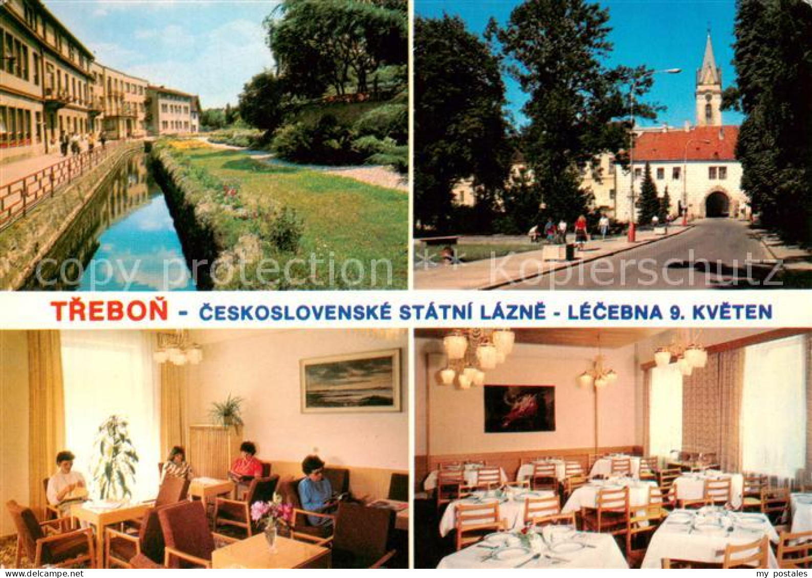 73859138 Trebon CZ Ceskoslovenske Statni Lazne Lecebna 9. Kveten  - Tchéquie