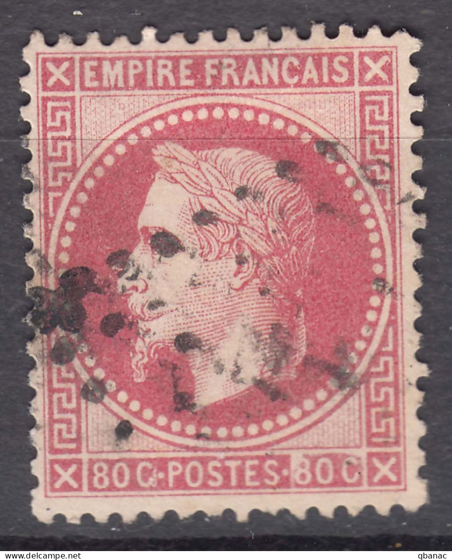 France 1867 Napoleon Yvert#32 Used - 1863-1870 Napoléon III Lauré