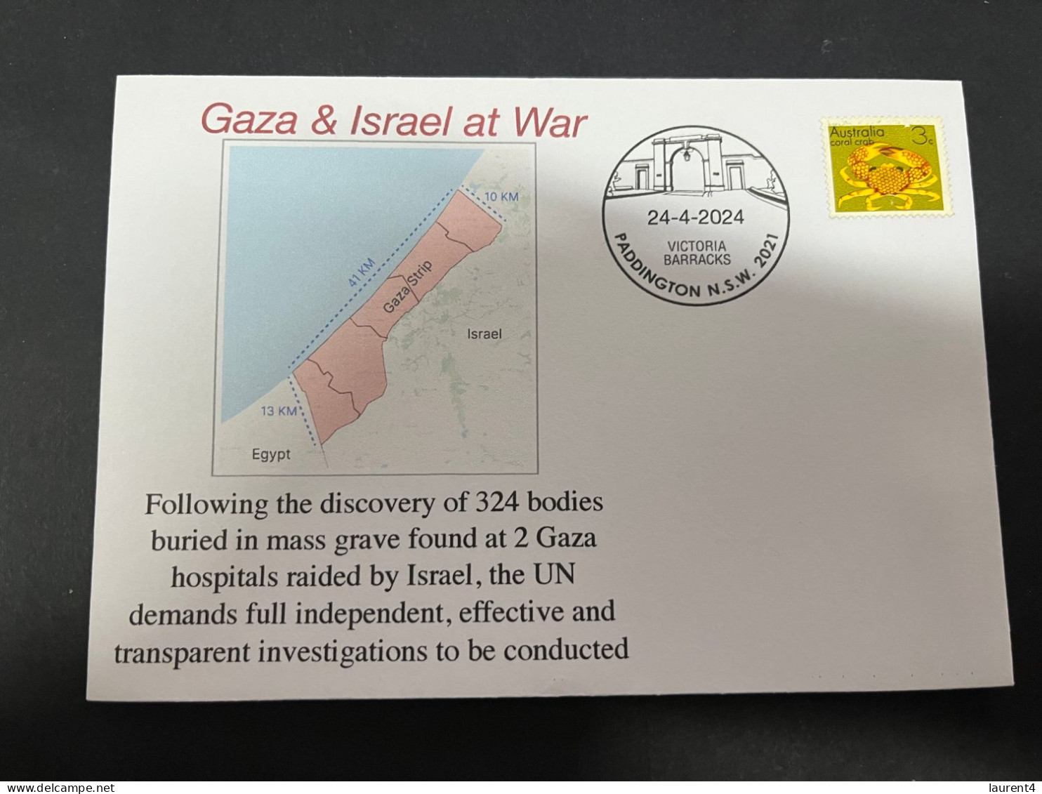 26-4-2024 (3 Z 7) GAZA War - UN Demands Full Investigation Following Discovery Of Mass Grave Found At GAZA Hospital - Militaria