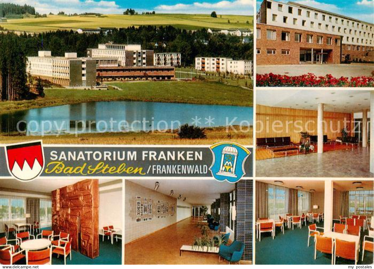 73859062 Bad Steben Sanatorium Franken Kurklinik Speisesaal Flur Aufenthaltsraum - Bad Steben