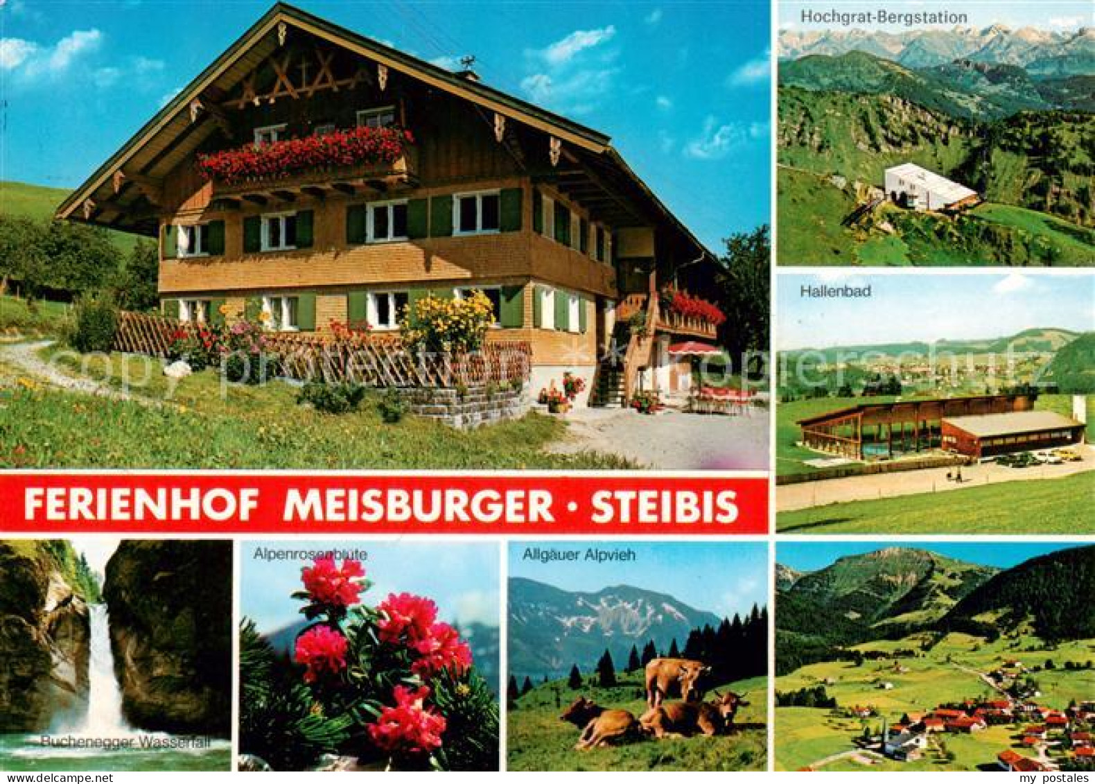 73859061 Steibis Ferienhof Meisburger Buchenegger Wasserfall Alpenrose Allgaeuer - Oberstaufen