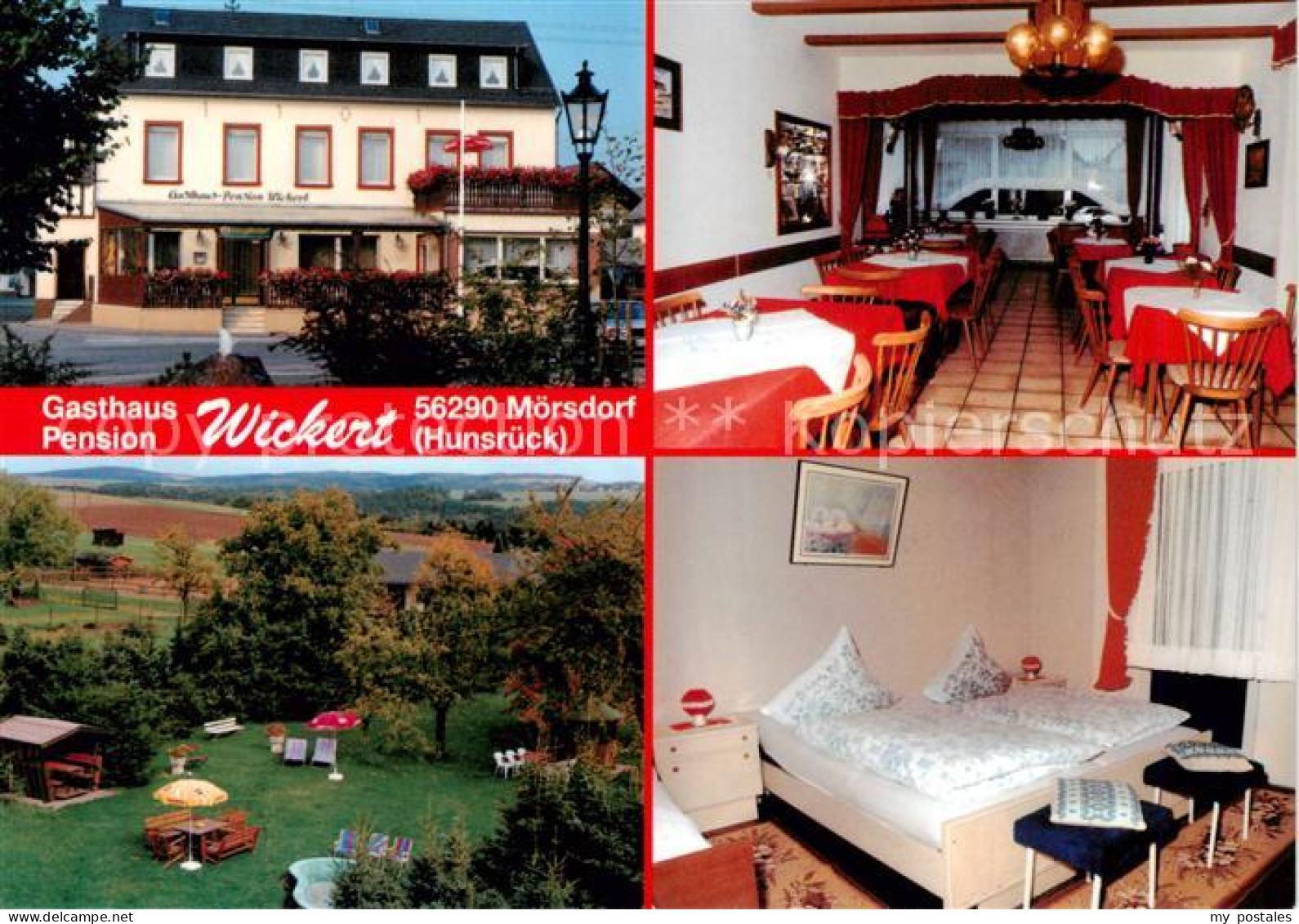 73859008 Moersdorf Hunsrueck Gasthaus Pension Wickert Gaststube Zimmer Panorama  - Altri & Non Classificati