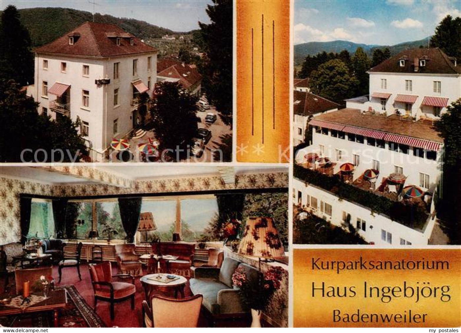 73858983 Badenweiler Kurparksanatorium Haus Ingebjoerg Gastraum Badenweiler - Badenweiler