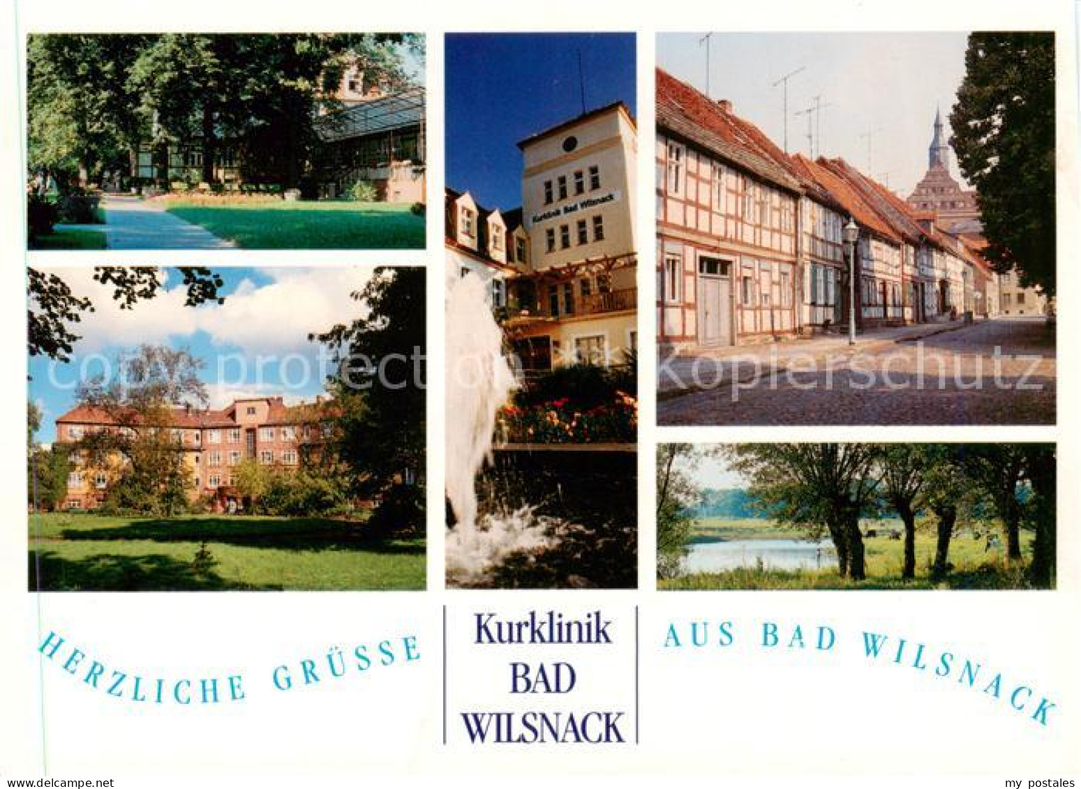 73858935 Bad Wilsnack Kurklinik Bad Wilsnack Park Springbrunnen Seepartie Bad Wi - Bad Wilsnack