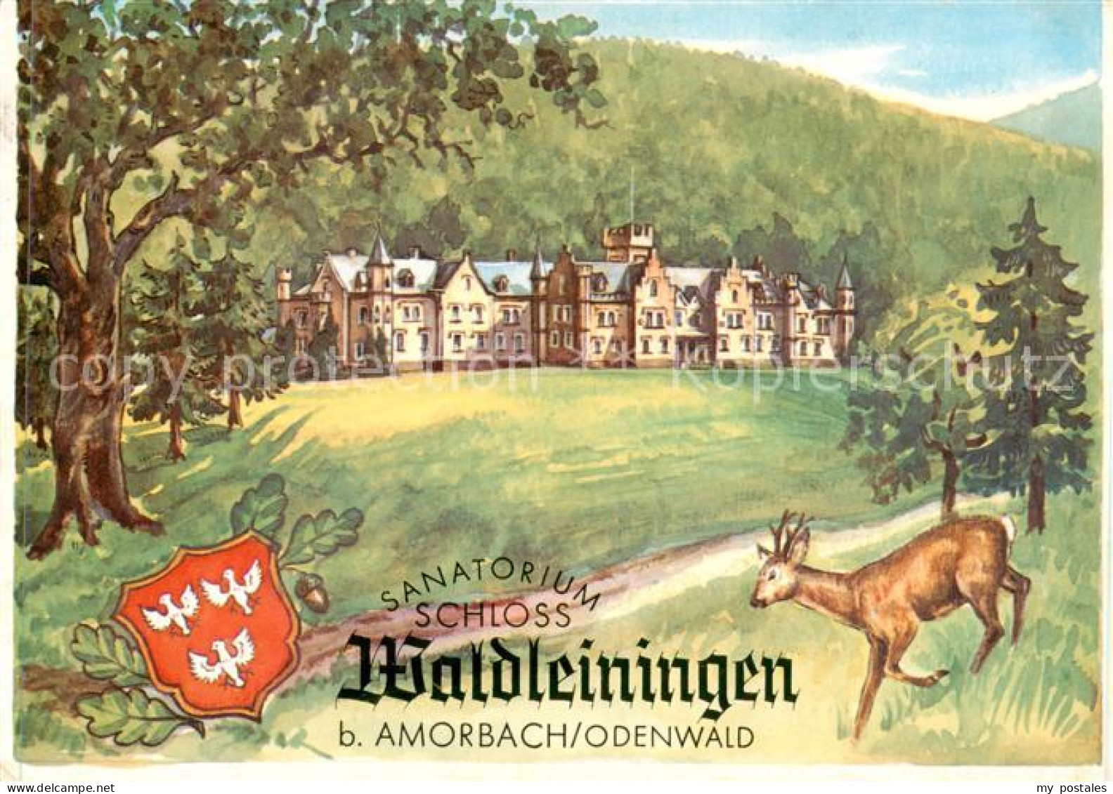 73858911 Amorbach Miltenberg Sanatorium Schloss Waldleiningen  - Amorbach