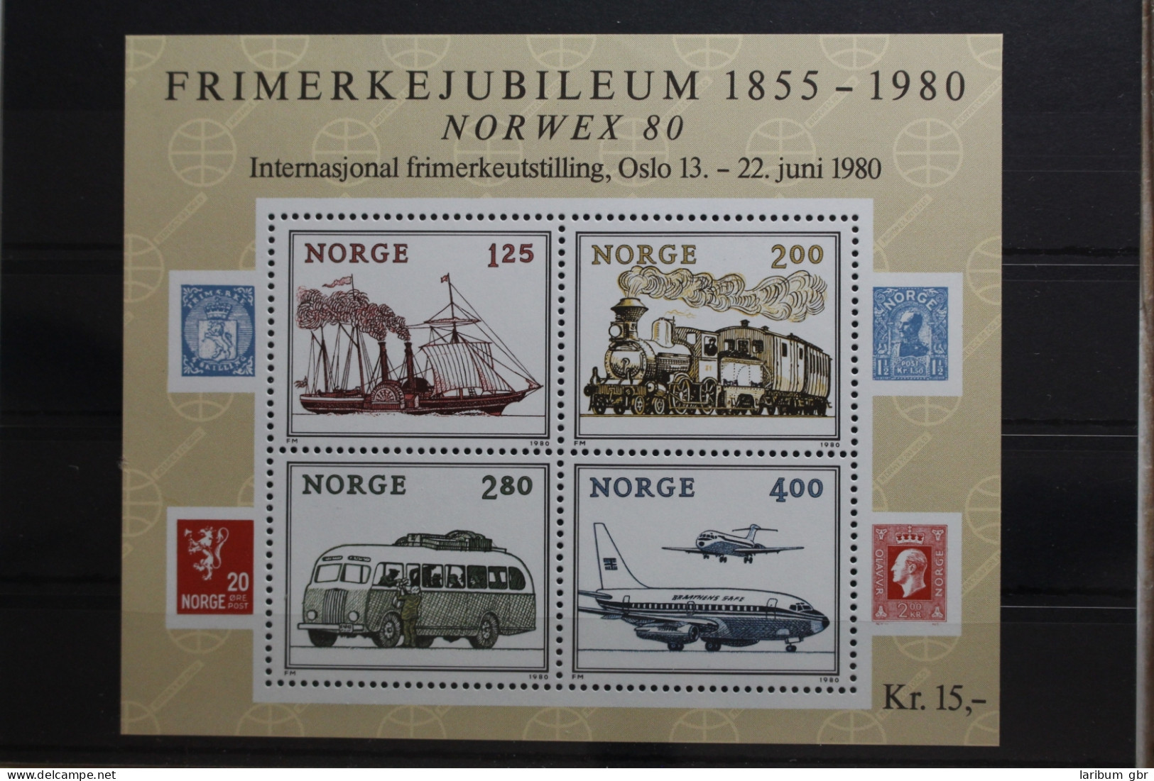 Norwegen Block 3 Mit 817-820 Postfrisch #TA029 - Otros & Sin Clasificación