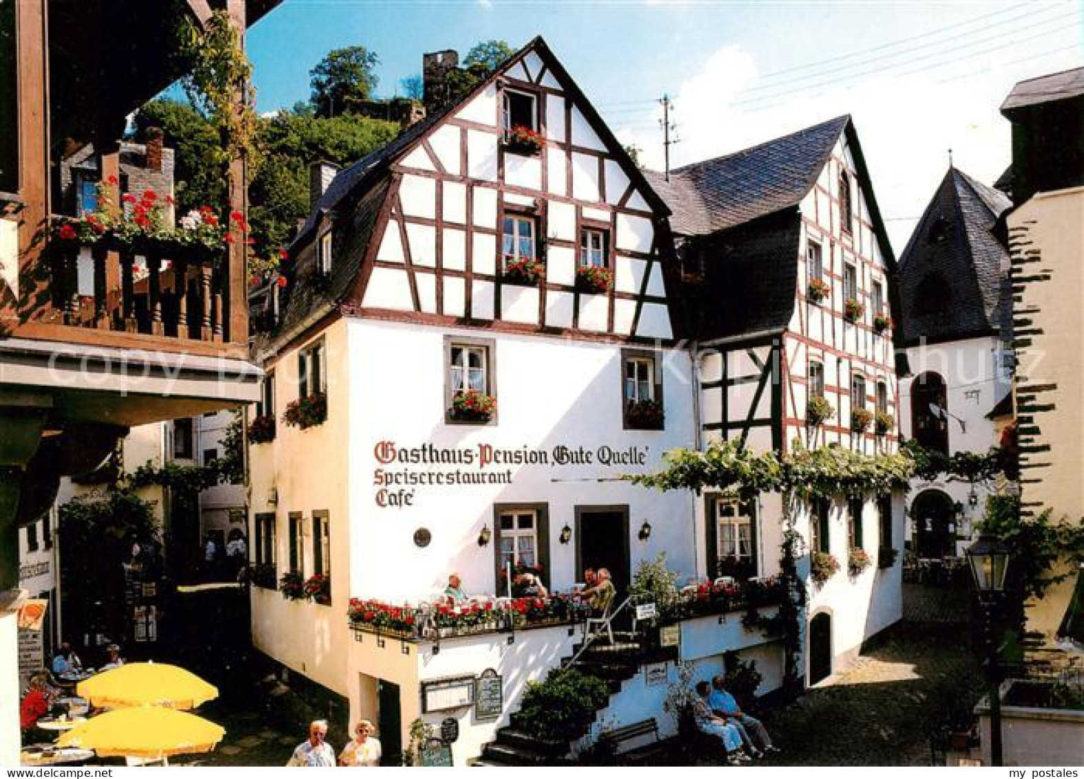 73858851 Beilstein Mosel Gasthaus Pension Gute Quelle Restaurant Cafe Altstadt F - Altri & Non Classificati