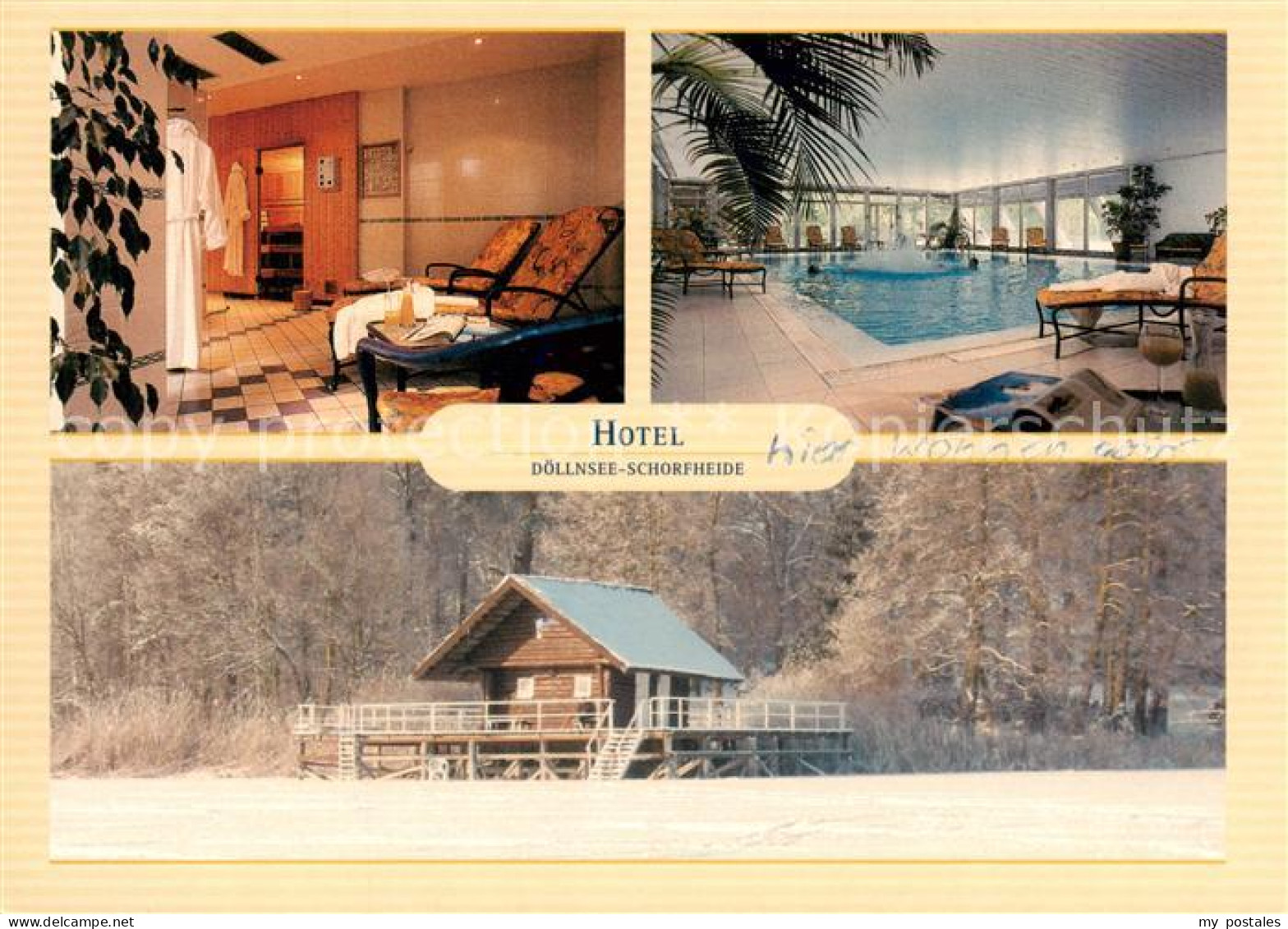 73858813 Schorfheide Hotel Doellnsee Hallenbad Sauna Winterpanorama Schorfheide - Finowfurt