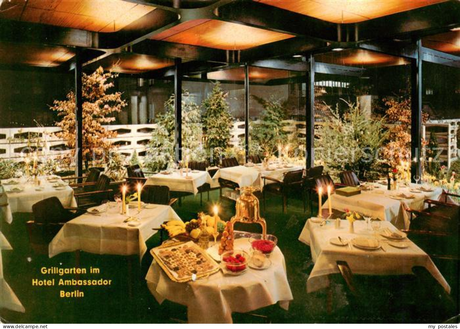 73858789 Berlin Hotel Ambassador Grillgarten Restaurant Berlin - Andere & Zonder Classificatie