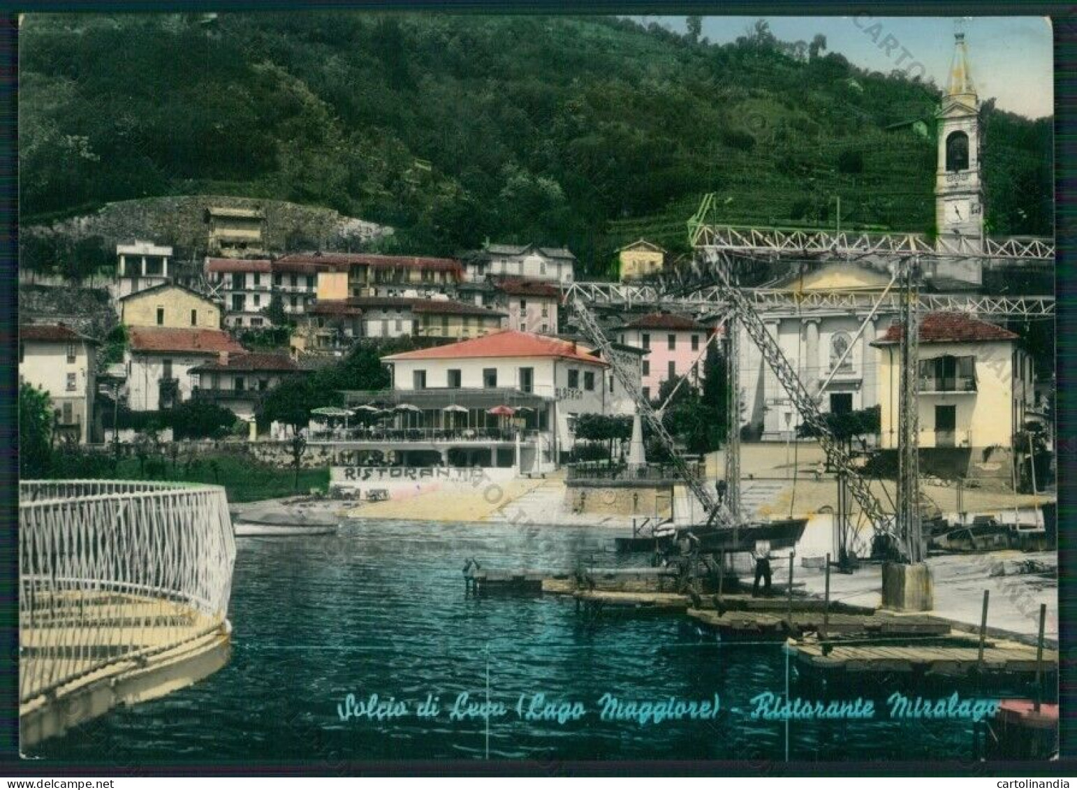 Novara Lesa Lago Maggiore PIEGA Foto FG Cartolina KV8207 - Novara