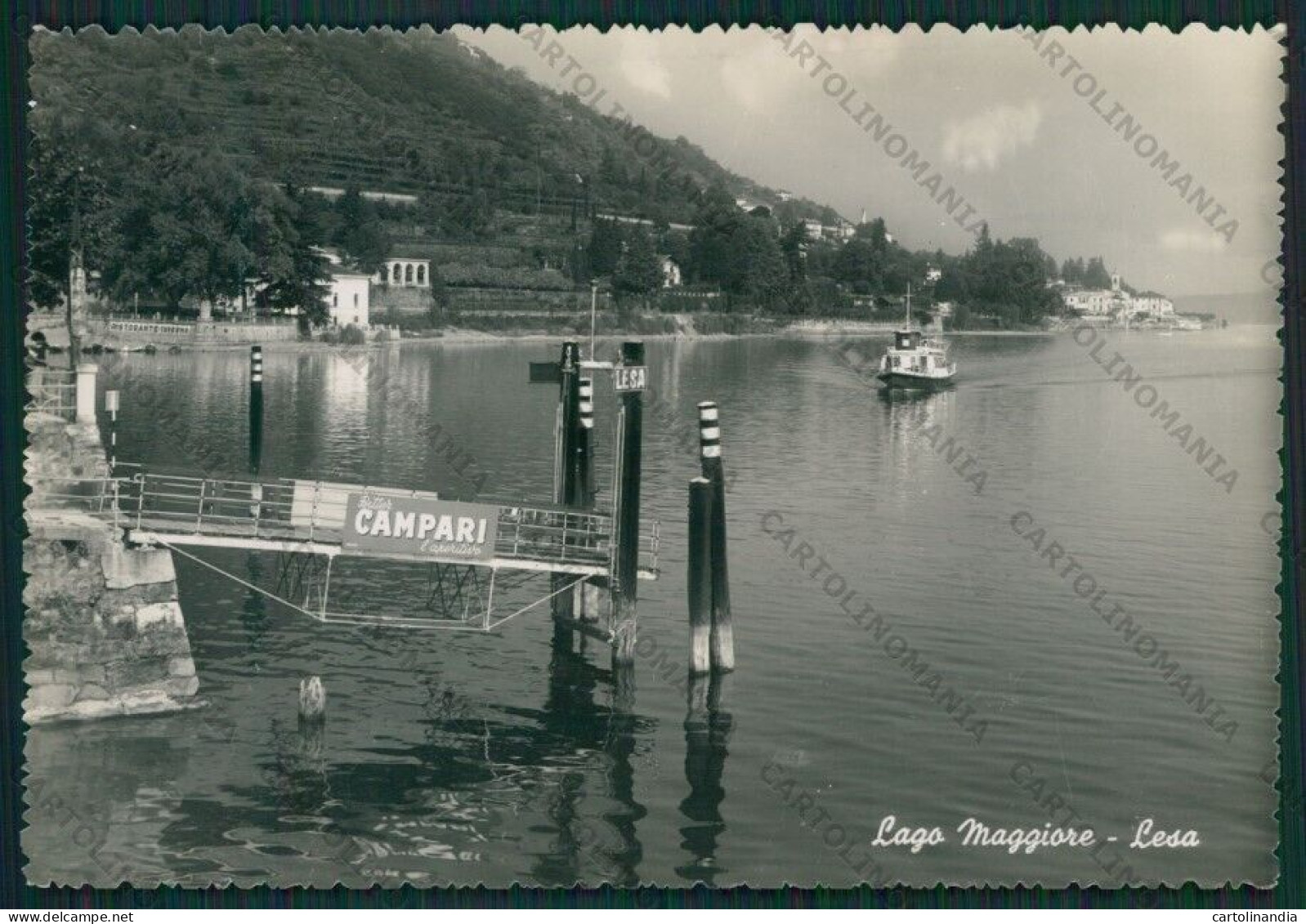 Novara Lesa Lago Maggiore PIEGHINA Foto FG Cartolina KV8206 - Novara