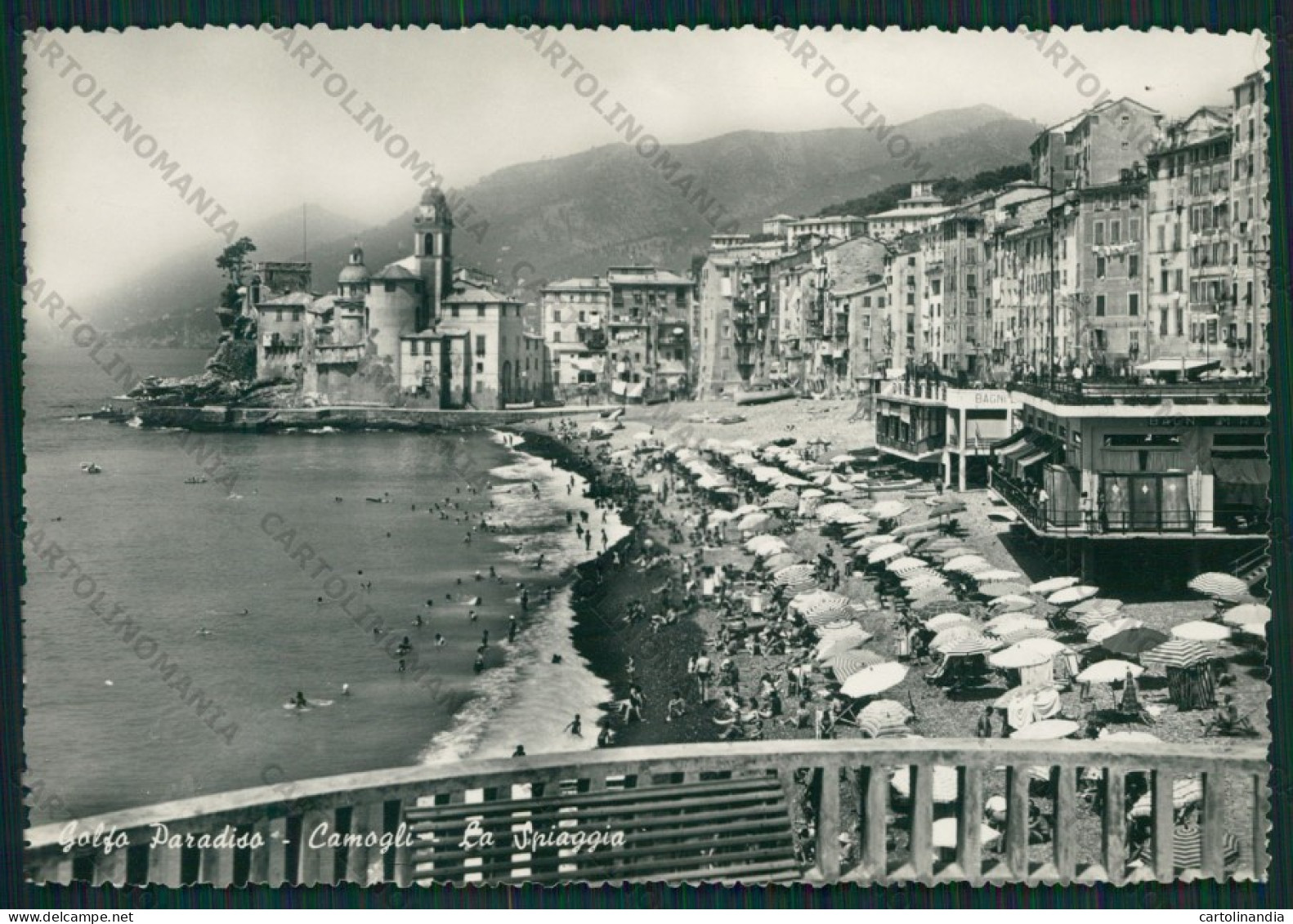 Genova Camogli Foto FG Cartolina KV8261 - Genova (Genua)