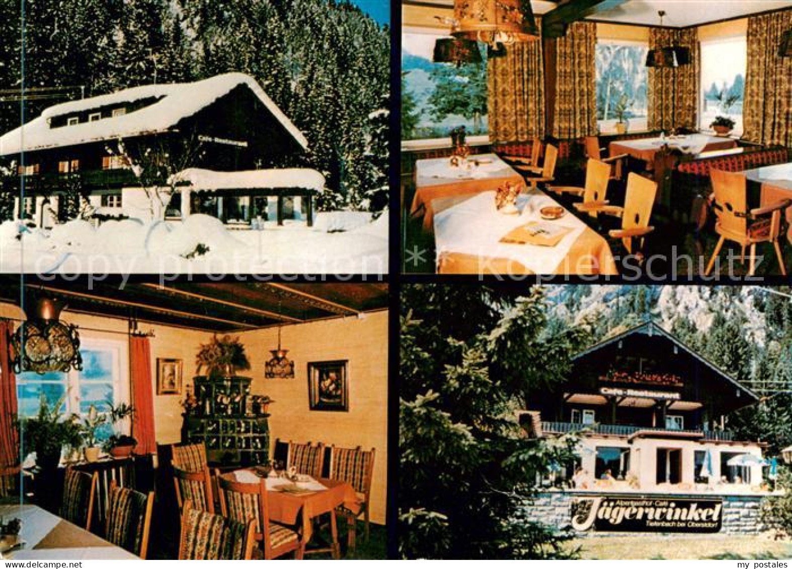 73858696 Tiefenbach Oberstdorf Cafe Restaurant Jaegerwinkel Gastraeume Tiefenbac - Oberstdorf