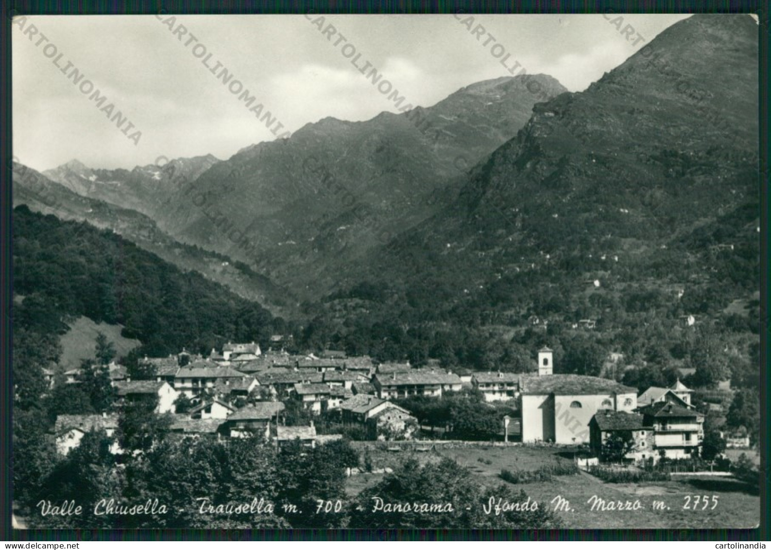 Torino Trausella Val Chiusella Foto FG Cartolina KV8225 - Andere & Zonder Classificatie