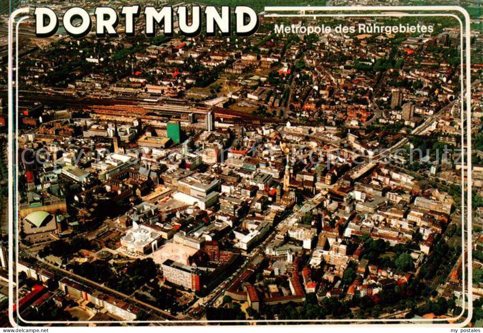 73858691 Dortmund Fliegeraufnahme Des Stadtkerns Dortmund - Dortmund