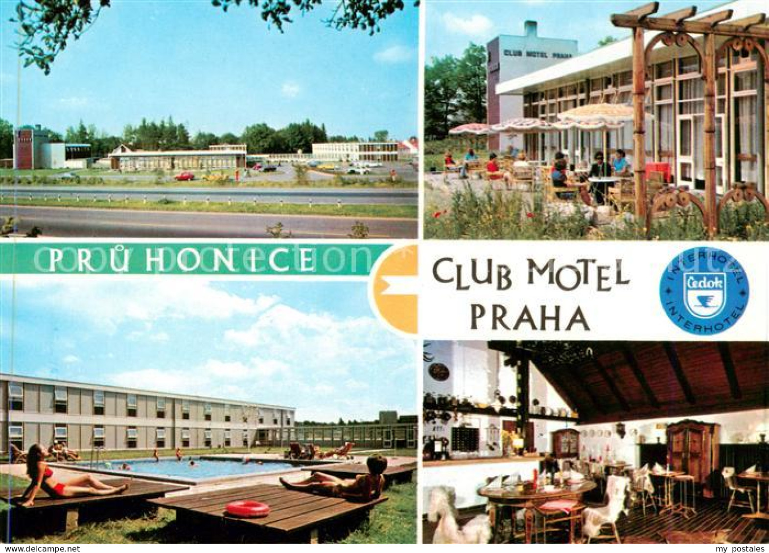 73858662 Praha Prahy Prague Club Motel Praha Pruhonice Pool Gastraum Terrasse Pr - Tchéquie