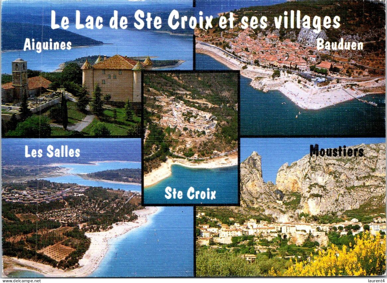 26-4-2024 (3 Z 8)  France - Posted 1992 - Lac De Sainte Croix Et Villages - Altri & Non Classificati