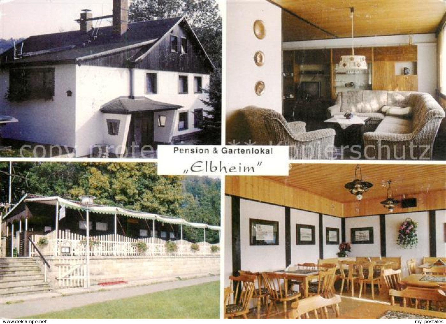 73858605 Bad Schandau Pension Gartenlokal Elbheim Bad Schandau - Bad Schandau