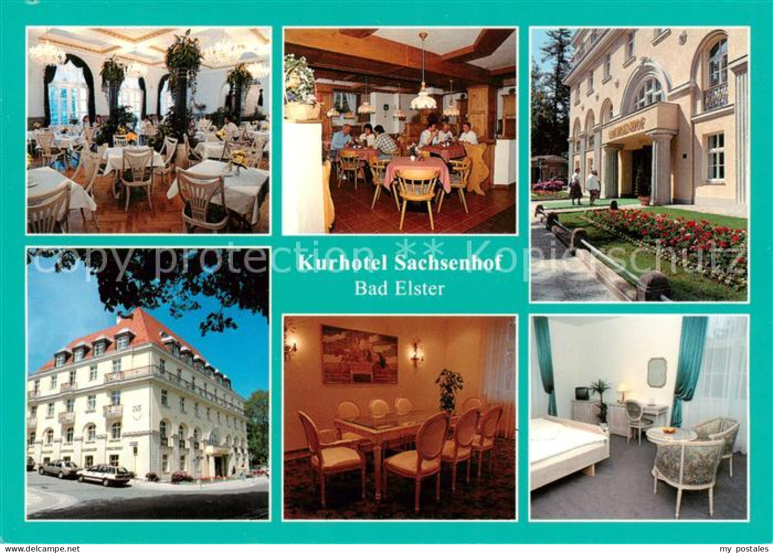 73858601 Bad Elster Kurhotel Sachsenhof Restaurant Fremdenzimmer Bad Elster - Bad Elster