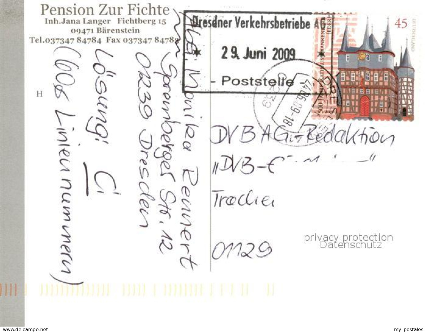 73858600 Baerenstein Annaberg-Buchholz Pension Zur Fichte Gastraum Dampflokomoti - Baerenstein