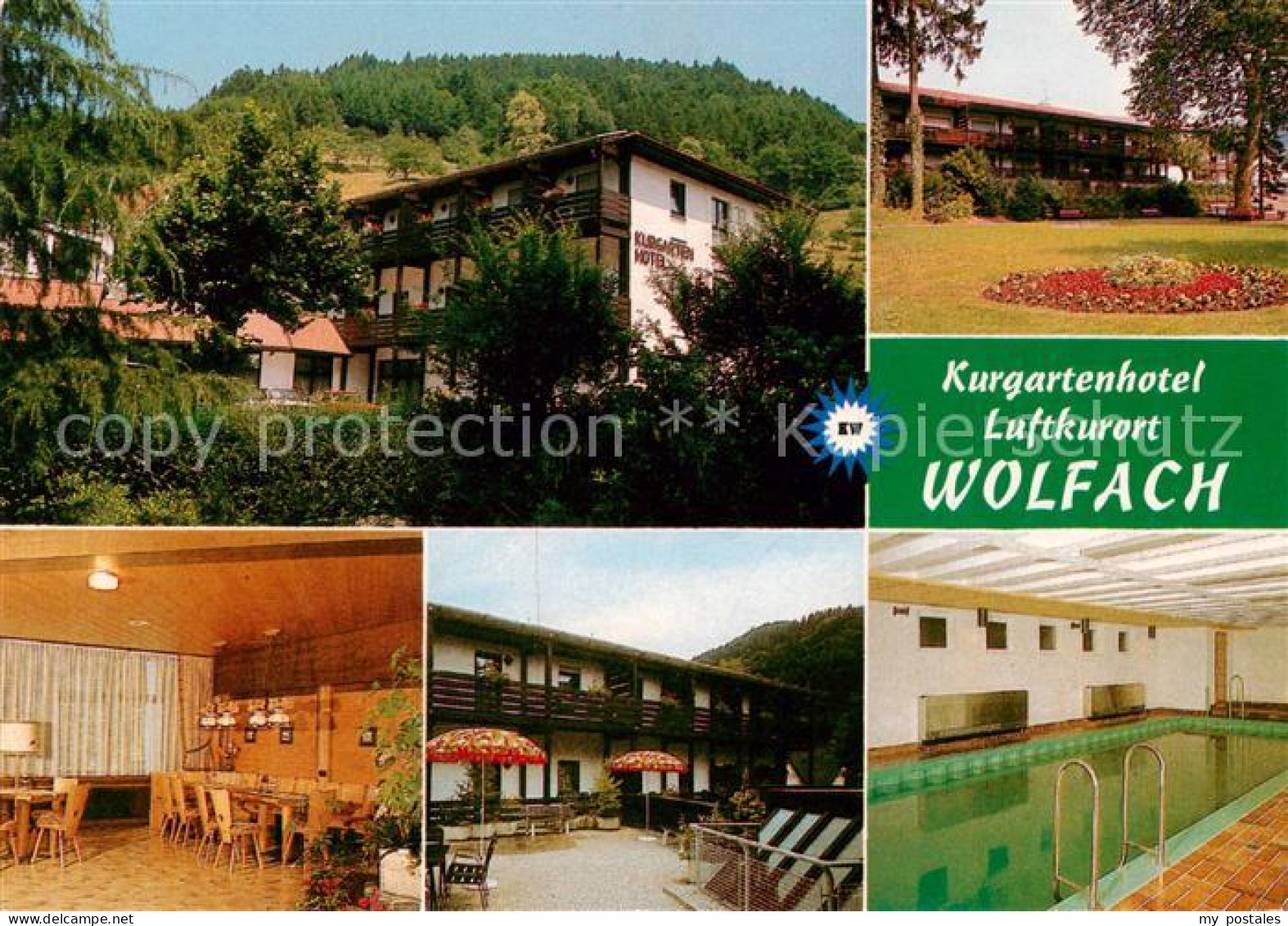 73858585 Wolfach Kurgarten-Hotel Gastraum Terrasse Hallenbad Wolfach - Wolfach