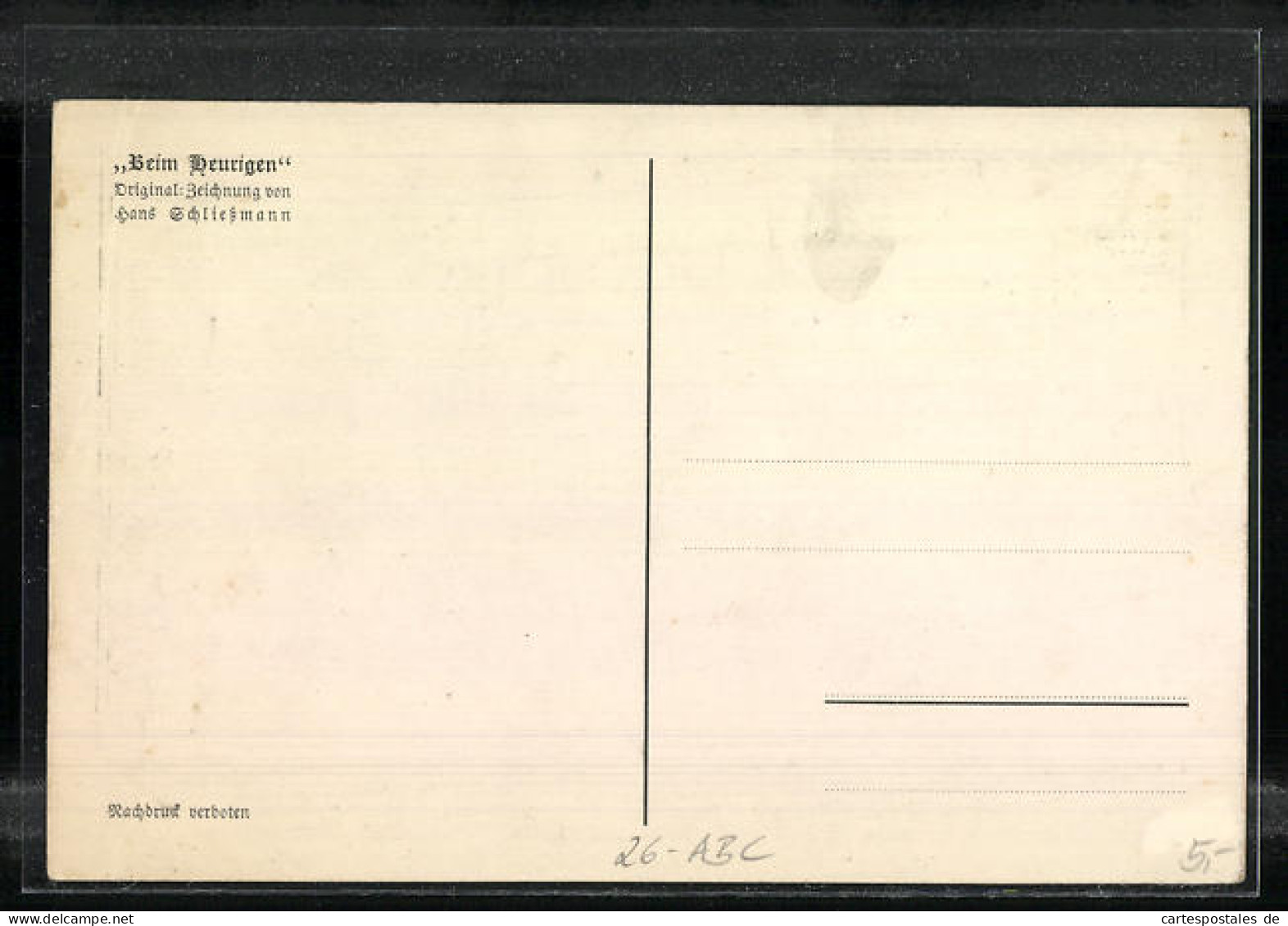 Künstler-AK Sign. Hans Schliessmann: Österreicher Beim Heurigen  - Otros & Sin Clasificación