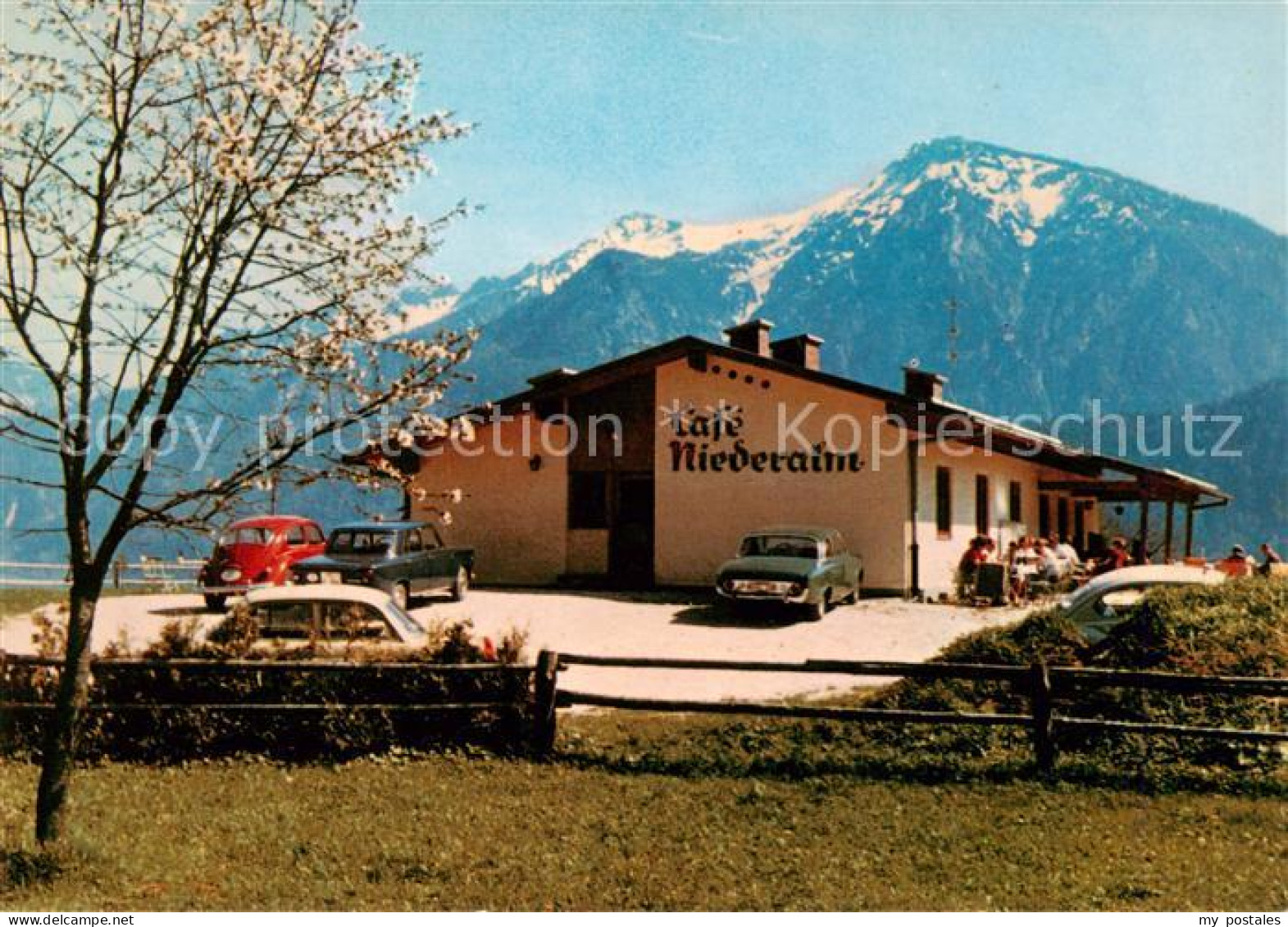 73858539 Nonn Oberbayern Cafe Niederalm Blick Gegen Predigtstuhl Berchtesgadener - Bad Reichenhall