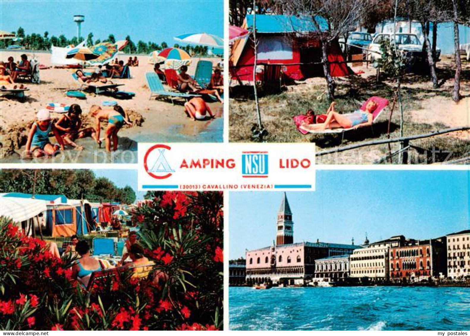 73858478 Cavallino Lido Venezia IT Camping NSU Lido Strand Panorama  - Autres & Non Classés