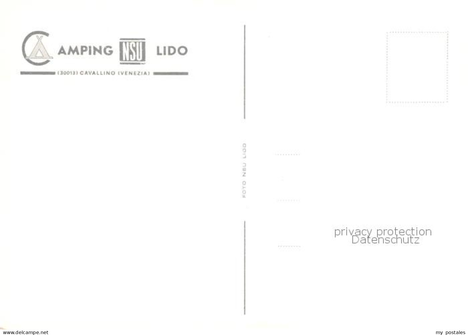 73858478 Cavallino Lido Venezia IT Camping NSU Lido Strand Panorama  - Autres & Non Classés
