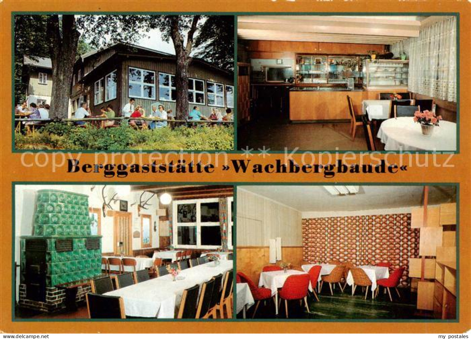 73858448 Saupsdorf Berggaststaette Wachbergbaude Gastraeume Terrasse Saupsdorf - Kirnitzschtal