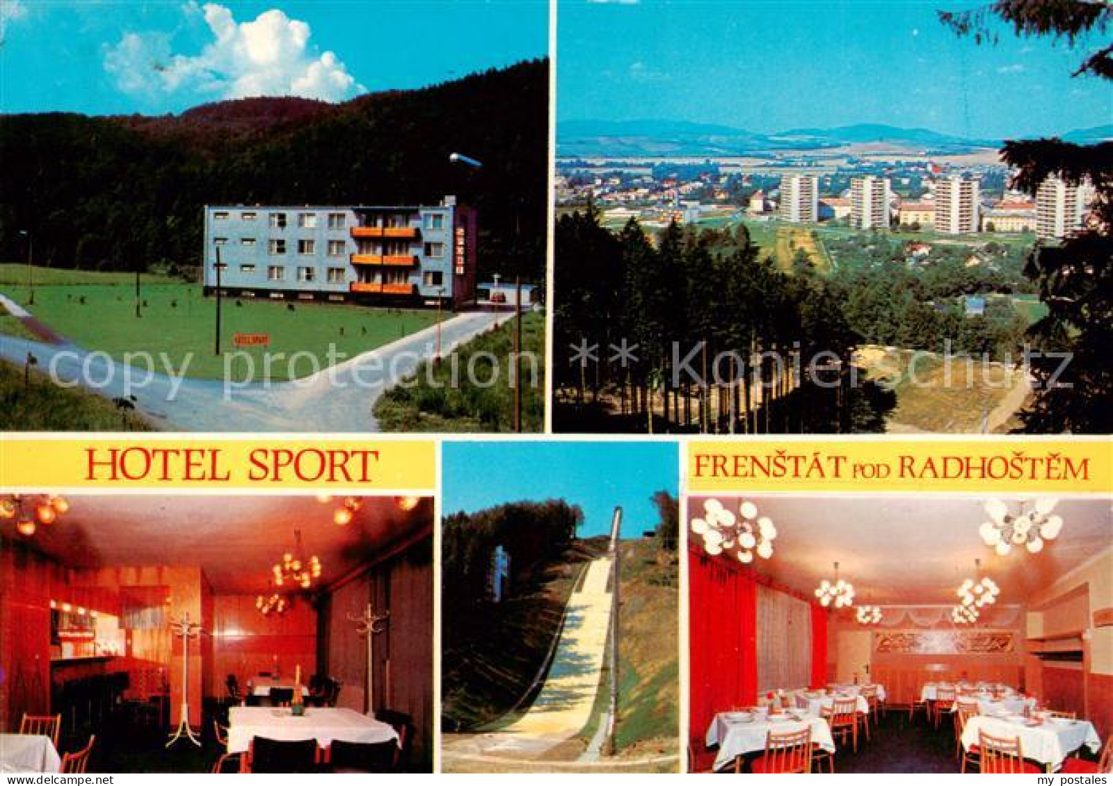 73858416 Frenstat Pod Radhostem CZ Hotel Sport Lezi Na Upati Horecek S Dominanto - República Checa