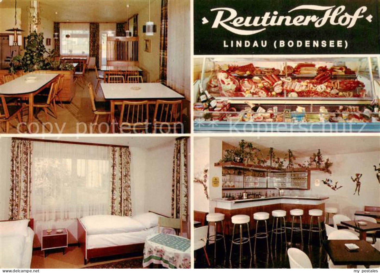 73858250 Lindau  Bodensee Reutinger Hof Hotel Gasthof Gastraum Fremdenzimmer Met - Lindau A. Bodensee