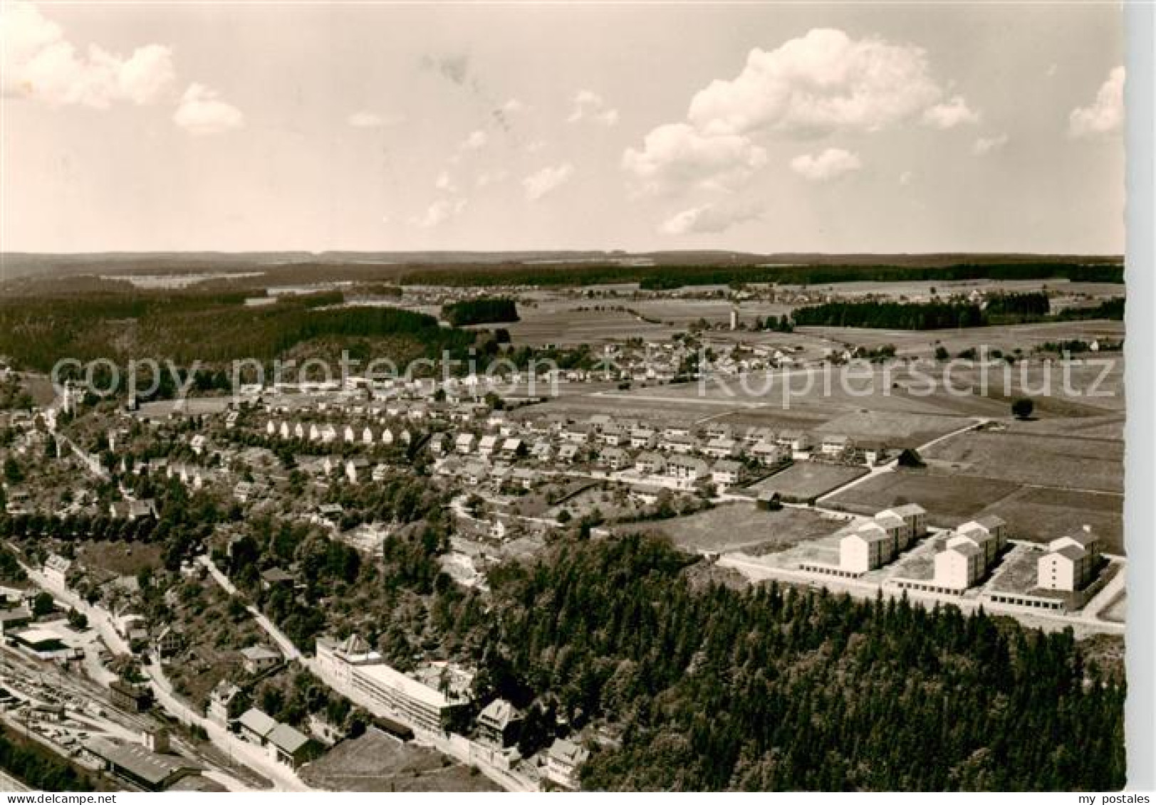 73858235 Altensteig Schwarzwald Panorama Luftkurort Altensteig Schwarzwald - Altensteig