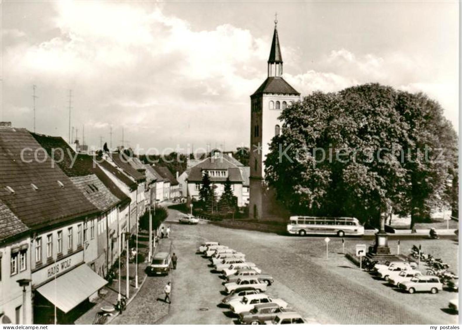 73858207 Jessen Elster Leninplatz Kirchturm Jessen Elster - Jessen