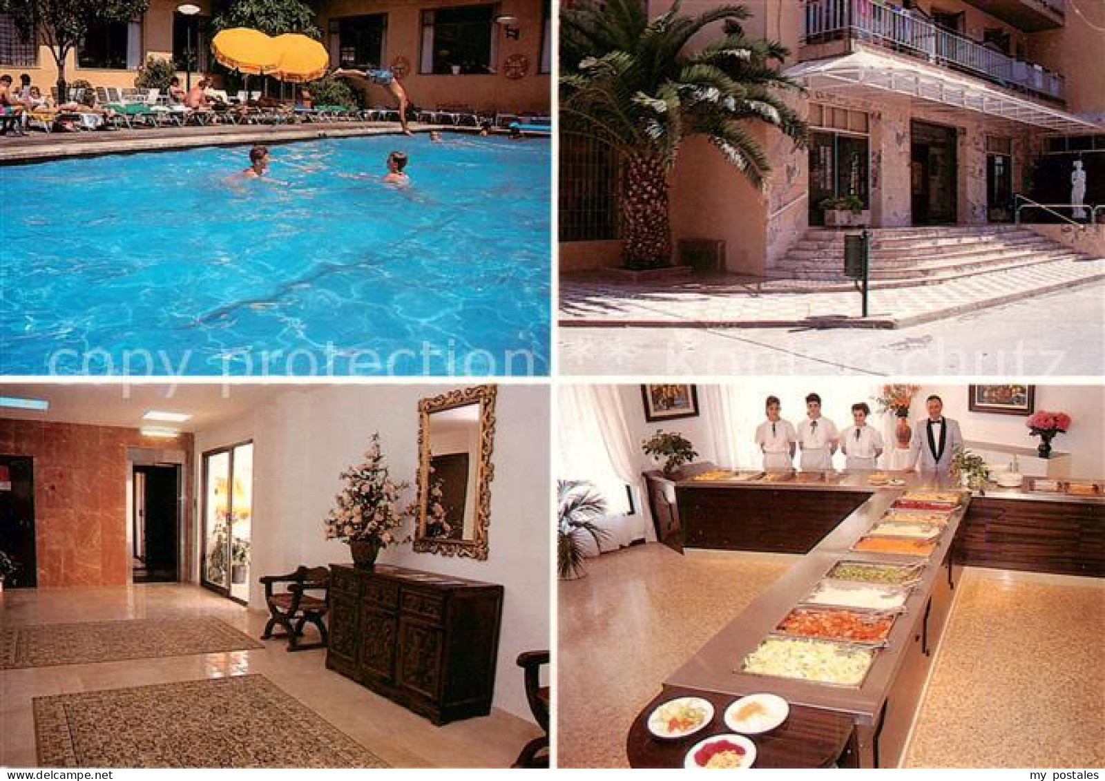 73858147 Pineda De Mar ES Schwimmbad Hotel Apartaments Koppers Halle Gastraum  - Other & Unclassified