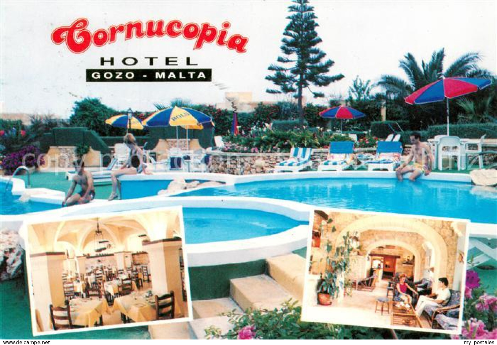 73858087 Gozo Malta Cornucopia Hotel Pool Gastraeume Gozo Malta - Malte