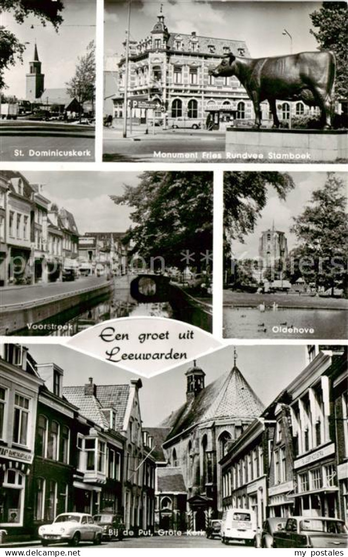 73858023 Leeuwarden NL St Dominicuskerk Monument Fries Rundvee Stamboek Voorstro - Autres & Non Classés