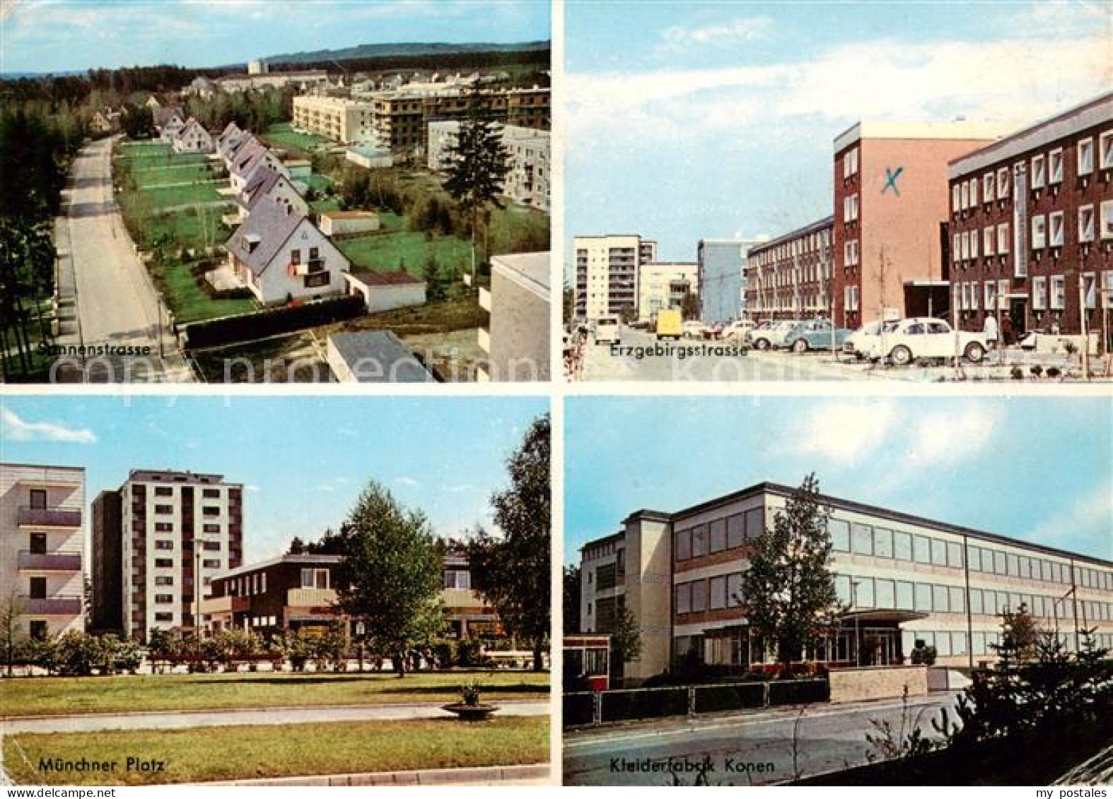 73857969 Waldkraiburg Wohnsiedlung Strassenpartie Innenstadt Muenchner Platz Kle - Waldkraiburg