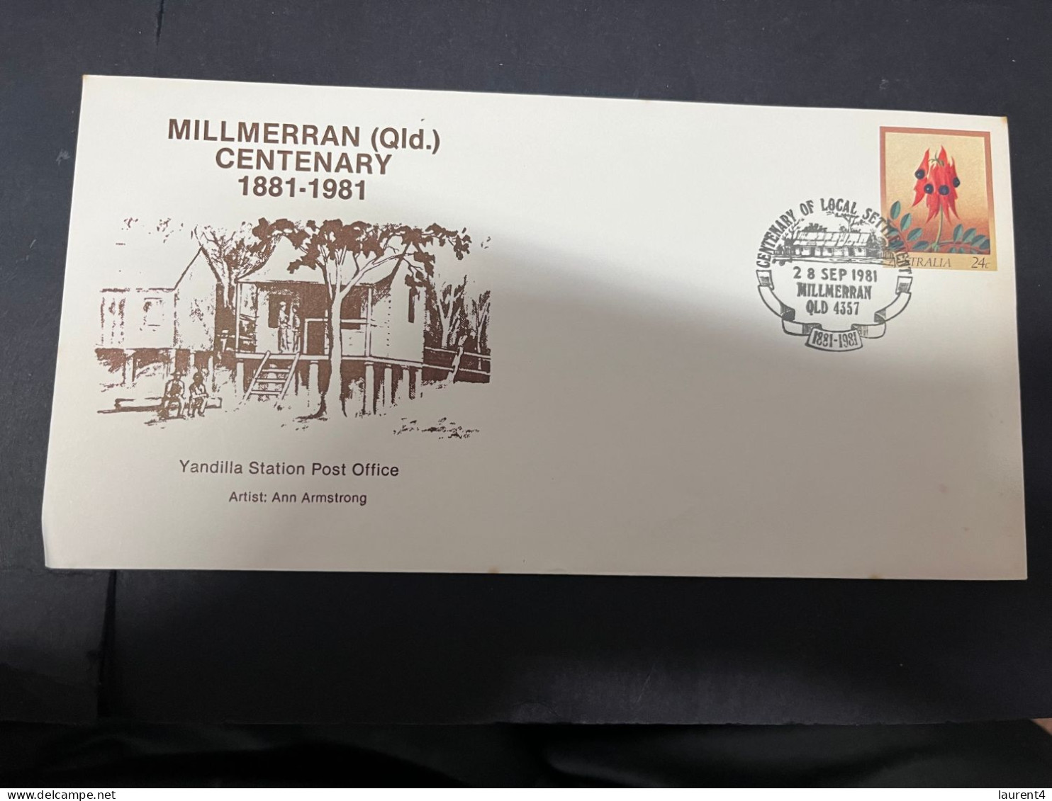 26-4-2024 (3 Z 9) Australia FDC - 1981 - Millmerran (QLD) Centenary (2 Different) - FDC