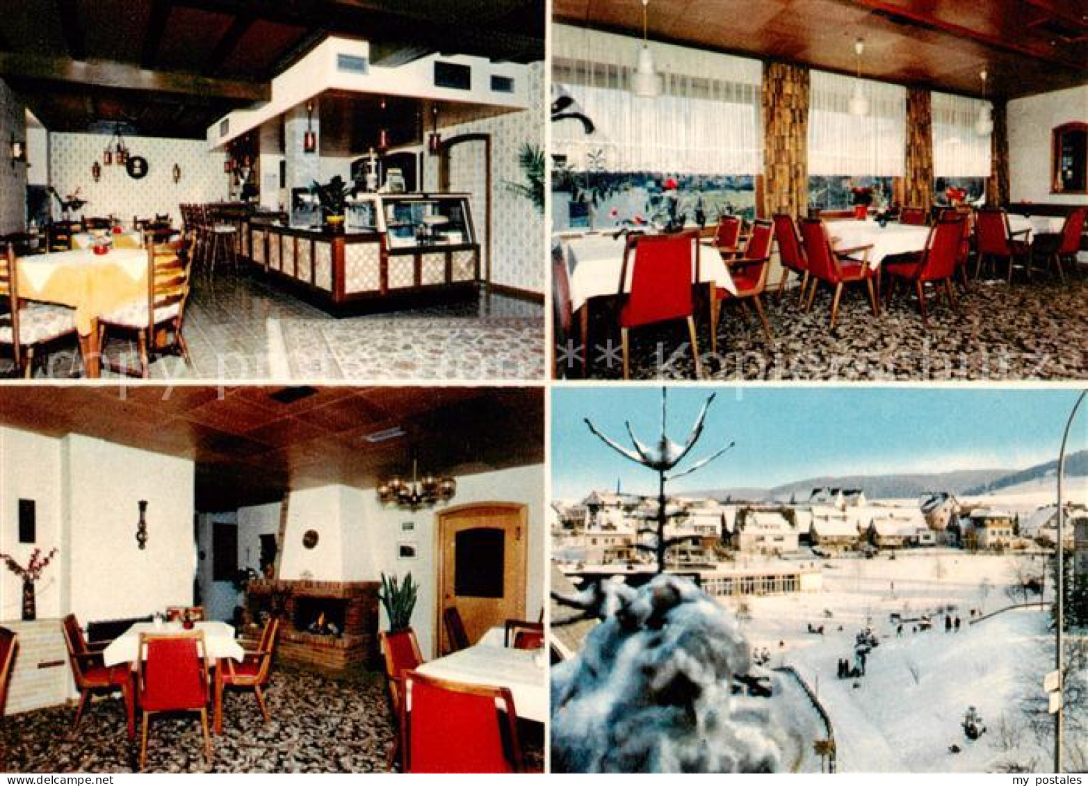 73857933 Willingen Sauerland Hotel Koelner Hof Restaurant Kaminzimmer Winterpano - Other & Unclassified