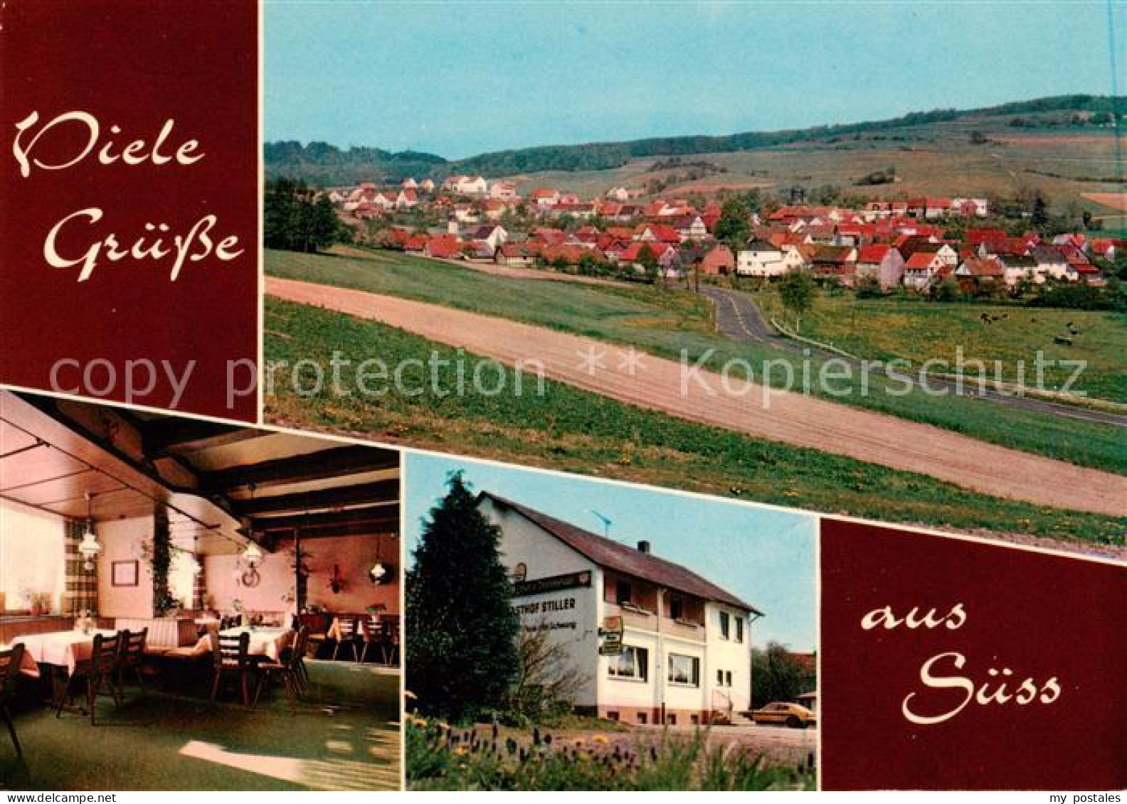 73857932 Suess Rotenburg Fulda Panorama Gasthaus Pension Stiller Restaurant Sues - Other & Unclassified