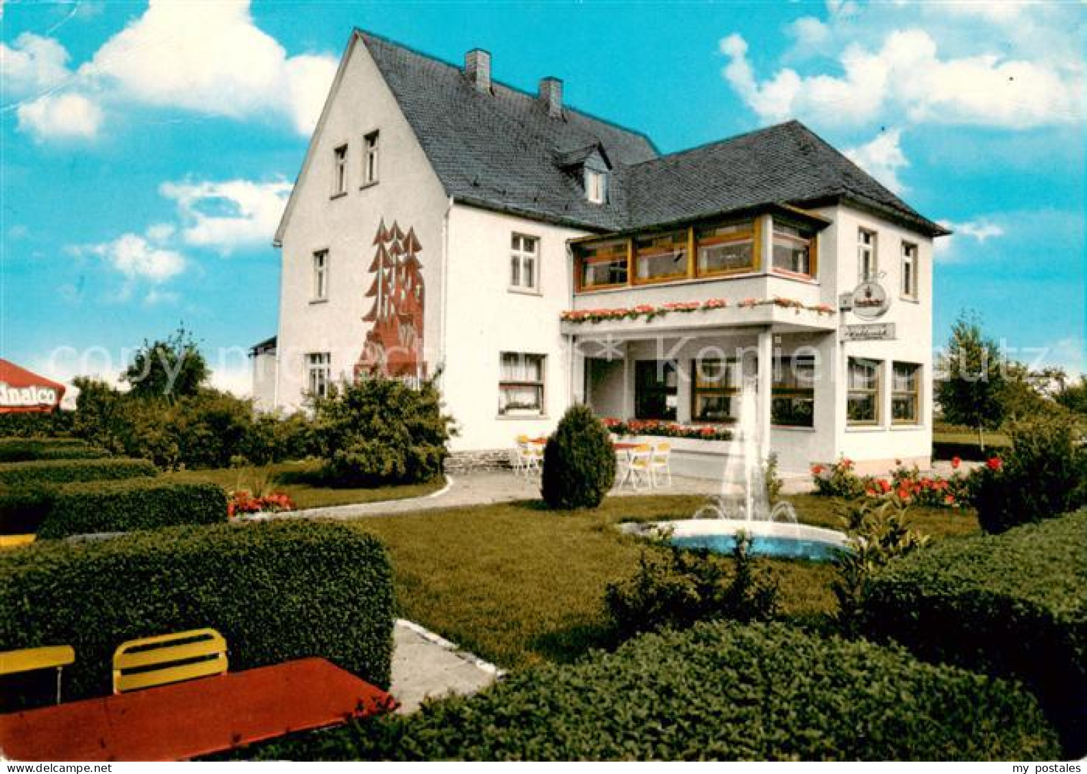 73857930 Gammelshausen Hunsrueck Restaurant Pension Waldesruh Garten Gammelshaus - Altri & Non Classificati