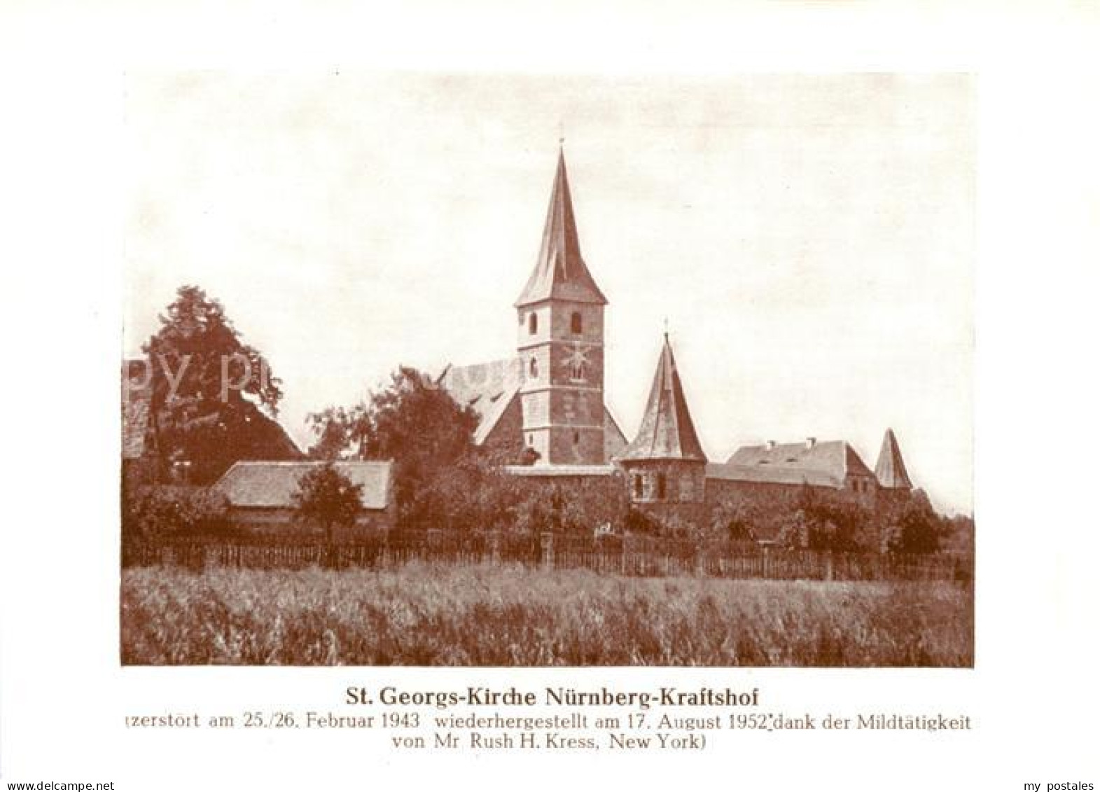 73857898 Kraftshof Nuernberg St Georgs Kirche  - Nuernberg