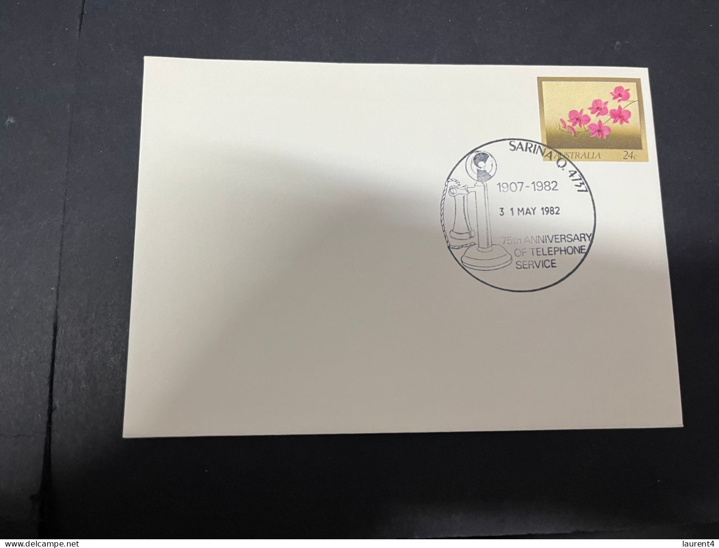 26-4-2024 (3 Z 9) Australia FDC - 1982 - 75th Anniversary Of Telephone Service (special P/m) - Ersttagsbelege (FDC)