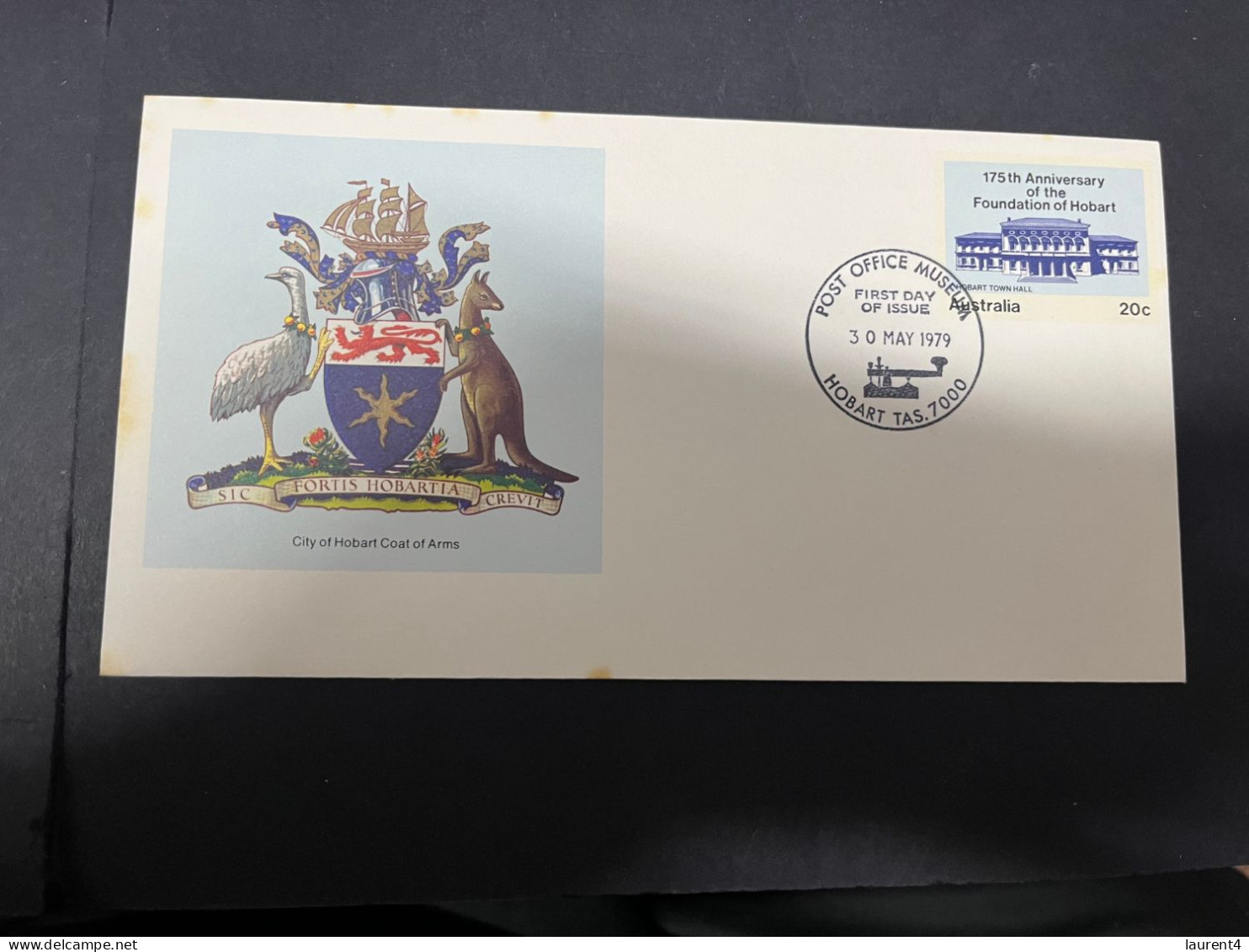 26-4-2024 (3 Z 9) Australia FDC - 1979 - Tasmania - Hobart Post Office Museum (special P/m) 2 Covers - Omslagen Van Eerste Dagen (FDC)